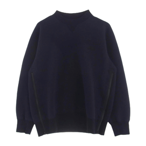 Sacai サカイ 23AW 23-03256M Sponge Sweat Pullover スポンジ スウェット プルオーバー ロゴ刺繍 【新古品】【未使用】【中古】