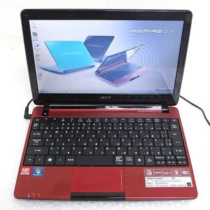 PK20453R★acer★ノートPC★P1VE6★Windows7・AMD C-50 ASPIRE ONE 722