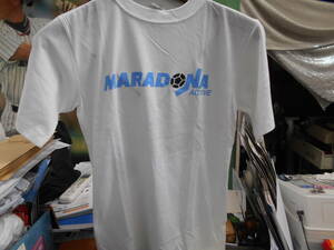 マラドーナ少年半袖Tシャツ 　MDM-101　ホワイト/セレステ　160cm