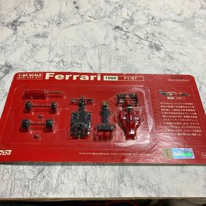 【 希少品 】「 フェラーリ F1/87 」「 No.28 ベルガー 」DyDo × 京商 組み立てキット Ferrari F1 非売品 入手困難 コレクター 必見！