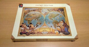 Disney ディズニー グレートマップ （世界遺産）コルクペーパー ジグソーパズル 1000ピース 新品 未開封 テンヨー ミッキー ミニー