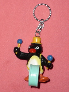 激レア！レトロ １９９０年 ＰＩＮＧＵ ピングー キャラクター マスコットキーホルダー⑥