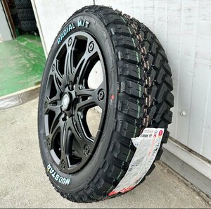 マッドスター ラジアル MT ホワイトレター BountyCollection MUD-X ダイハツ タフト 新品 タイヤホイールセット1台分 165/60R15