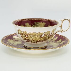 ウェッジウッド カップ＆ソーサー■トンキンルビー C&S 1客 WEDGWOOD 1級品 希少 4