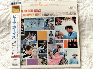 ★Beach Boys★ALL SUMMER LONG/日本盤紙ジャケ/Remaster/激レアCD/Brian Wilson/山下達郎