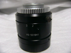 ★美品★ VS Technology VS-5018H1 50mm F1.8 Cマウント レンズ 大口径1"サイズ対応メガ画素解像度 複数有