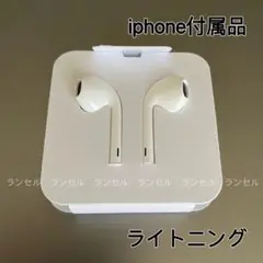 Apple 純正 ライトニング 有線イヤホン iphone 新品 •b