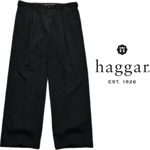 1点物◆ハガーHAGGARチノパン黒ビッグサイズパンツ古着メンズ38レディースOKアメカジ90sストリート/スポーツ/ブラック中古スラックス372050