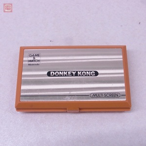 動作品 電子LSI ゲーム&ウオッチ ドンキーコング DONKEY KONG DK-52 マルチスクリーン GAME & WATCH 任天堂 NINTENDO【10