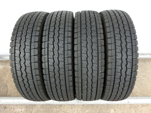 2022年製　★ 145/80R12 80/78N ★ 4本セット ★ DUNLOP ★ WINTERMAXX SV01　約7.5分山　軽トラック　軽バン　スタッドレス