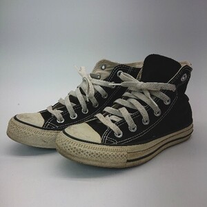 ◇ CONVERSE コンバース ハイカット ALL STAR スニーカー シューズ サイズ22.0 ブラック レディース E