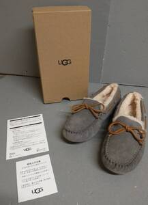 【UGG】 1107949 アグ レディース 23cm グレー 箱あり おすすめ お洒落 人気 ファー かわいい 暖かい 防寒 カジュアル リボン 安い ☆