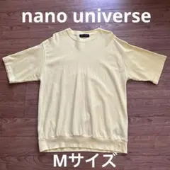 nano universe  コットンTシャツ　Mサイズ　ピグメント　イエロー