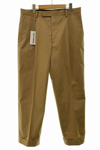 ワコマリア WACKO MARIA 22AW Pleated Trousers Type 1 トラウザー スラックス XXL／BEIGE【ブランド古着ベクトル】231203● メンズ