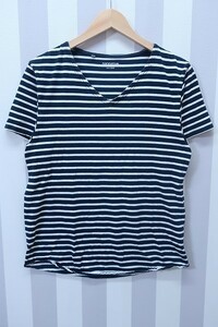 2-6349/nonnative NN-C1917 MARINER TEE SS V COTTON BORDER JERSEY ノンネイティブ マリンボーダージャージーTシャツ 送料200円 ●