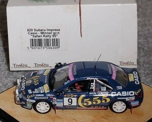 620 1/43 555 スバル インプレッサ 4号車 サファリ1995 WRC SUBARU IMPREZA