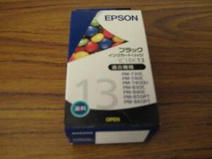 Epsonエプソン純正プリンタインクIC1BK13新品未開封2