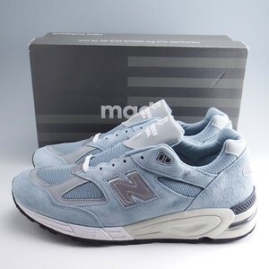 未使用品 KITH × NEW BALANCE M990KH2 Storm Blue us11.5D 29.5cm キス ニューバランス