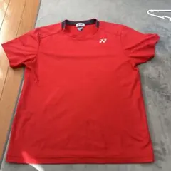 YONEX レッド ショートスリーブ Tシャツ