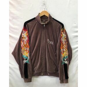 ［doublet］ダブレット CHAOS EMBROIDERY TRACK JACKET カオス刺繍トラックジャケット ブラウン サイズM 17aw13bl57 ts202405