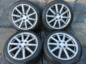 極上冬用!!BRIDGE STONE eco folme CRS131 超バリ溝 BLIZZAK VRX2 205/45R17 アクアヤリスヴィッツフィットデミオスイフトカローラノート他