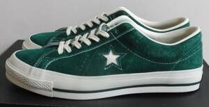 日本製 ワンスター JP27.5cm 緑 スエード 生産終了 converse timeline onestar j vtg made in japan green suede size 9