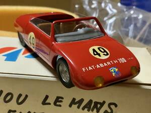 1/43 MANOU ホワイトメタル製 FIAT ABARTH 700 Le Mans 1961・フィアット アバルト 700 スパイダー ルマン61‘ (ゆうパック・送料込み)