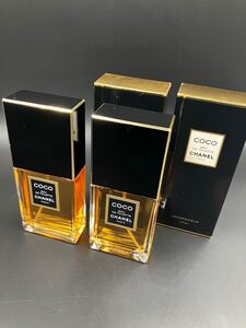 1217YH CHANEL COCO EAU DE TOILETTE 100ml 2本セット VAPORISATEUR ココ シャネル オードトワレ 香水 フレグランス fragrance 残量95%以上