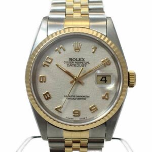 ▼▼ ROLEX ロレックス メンズ腕時計 自動巻き デイトジャスト 16233 やや傷や汚れあり