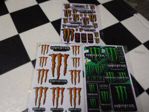 カスタムステッカー A 3枚セット デカール monsterenergy 