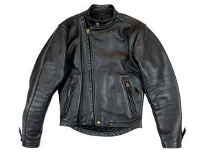 美品 サイズ37 Langlitz Leathers ラングリッツレザー CASCADE キャスケード セミダブル ライダースジャケット