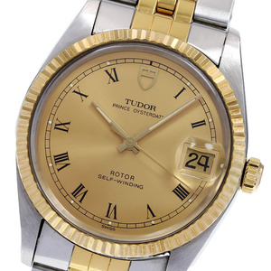 チュードル TUDOR 74033 プリンス オイスターデイト YGベゼル cal.2824-2 自動巻き メンズ 箱付き_827189