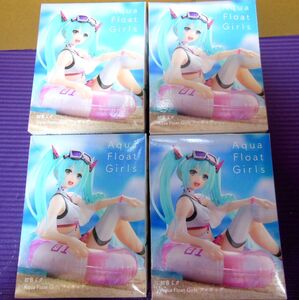 初音ミク Aqua Float Girls フィギュア 水着 4個セット Hatsune Miku 4pcs