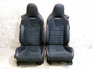 ★激安!★ND5RC ND ロードスター RS 純正 レカロ シート ハーフレザー 左右 シートレール BOSE ヘッドスピーカー 付 動作OK / KR10-047