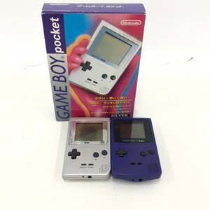 Nintendo 任天堂　GAMEBOY pocket MGB-001 / GAMEBOY COLOR CGB-001　ゲームボーイ 本体 2台おまとめ【CKAU7037】