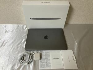 美品◎【動作保証】Apple MacBook Air M1 2020 8GB SSD 512GB スペースグレイ Ventura ノートPC アップル 