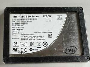 INTEL SSD 120GB【動作確認済み】3114　