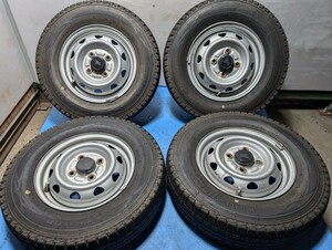 【145/80R12 80/78N LT 2021年 スタッドレス DL SV01】◆12×3.5J 4穴 PCD100◆ 軽トラック　軽バン◆A0931