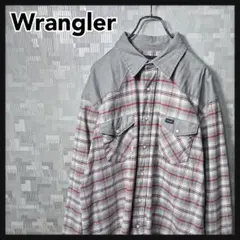 Wrangler ラングラー 長袖シャツ メンズ 2X チェック柄 US 古着