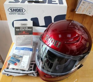 SHOEI ヘルメット　Z-6　ワインレッド　取説・メンテナンスキット・保管袋付　