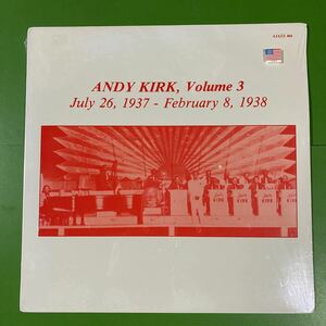 USA盤●レア・スイング・ダンス・バンド●ANDY KIRK,Volume 3 July26,1937 - February 8,1938/アンディ・カーク(AJAZZ 466)