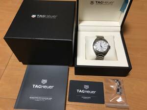 タグホイヤー　TAG HEUER waz2114 フォーミュラー1 キャリバー5 自動巻き　希少　白文字盤　程度良　余り駒他付属品有　