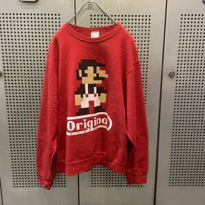 古着　ヴィンテージ vintage sweat スウェット　トレーナー　ビックサイズ　パロディー　個性派