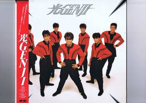 盤質良好 国内盤 LP 光Genji / 光Genji / ゲンジ 帯付 インサート付 C28A0617