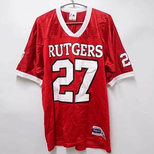 【中古】マジェスティック ラトガーズ大学 スカーレットナイツ ジャージ ユニフォーム #27 M Rutgers Scarlet Knights アメフト