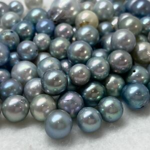 「本真珠パールアクセサリーパーツおまとめ」j◎ 約 500ct淡水 あこや 南洋 ポテト ケシ baby pearl necklace jewelry parts 