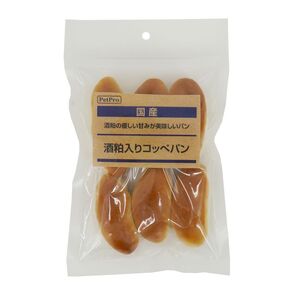 （まとめ買い）ペットプロ 国産おやつ 酒粕入りコッペパン 6本入り 犬用おやつ 〔×12〕