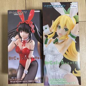 在庫2 ソードアートオンライン リーファ　デートアライブV 時崎狂三 BiCute Bunnies Figure ときさきくるみ フィギュア　バニー