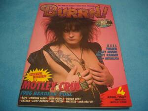 ★BURRN!★イングヴェイ【1987年4月】MOTLEY CRUE / クリムゾン・グローリー / アンセム / ゲイリー・ムーア / ラフ・カット /ラット /80