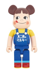 国内正規品　BE@RBRICK　ペコちゃん　ミルキー65周年記念デザイン　1000％　ベアブリック　MEDICOM TOY　メディコムトイ　BLUE　ブルー　　